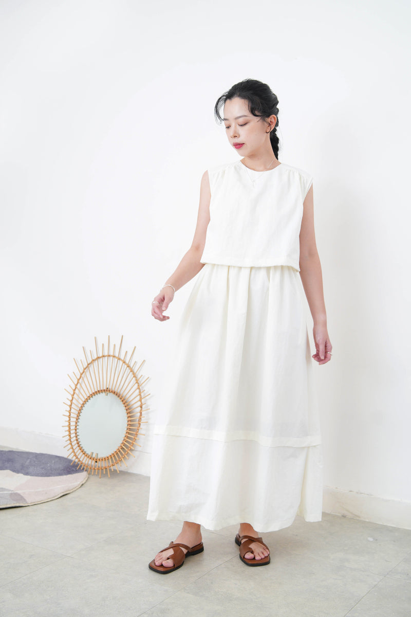 White 2in1 one piece