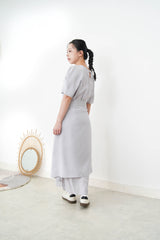 Grey one piece w/ attachable layer