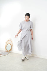 Grey one piece w/ attachable layer