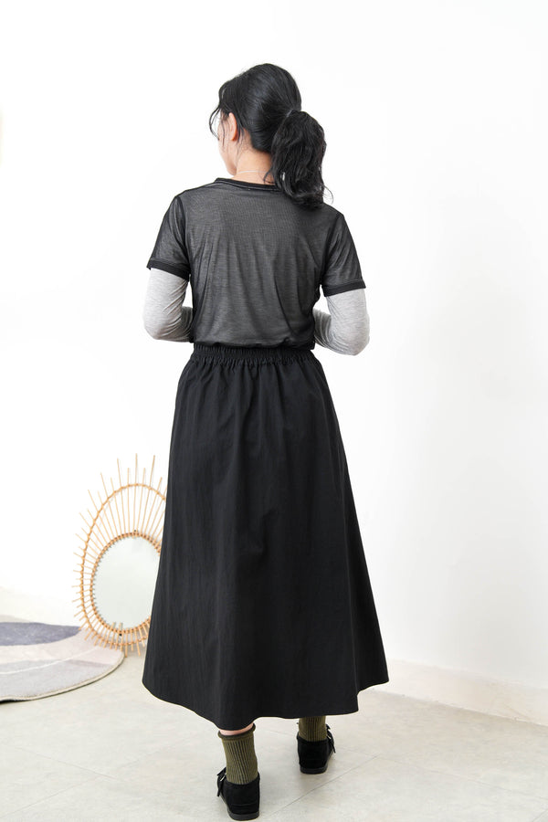 Black mesh Tee top or set
