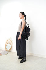 Brown metallic vest
