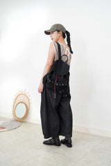 Brown metallic vest