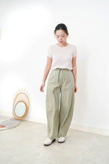 Pink summer knit top w/ contrast lining
