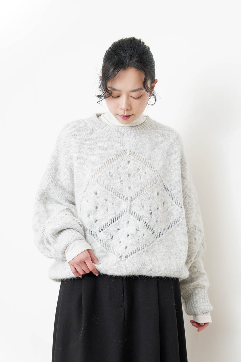Stripes soft inner in loose turtle neck