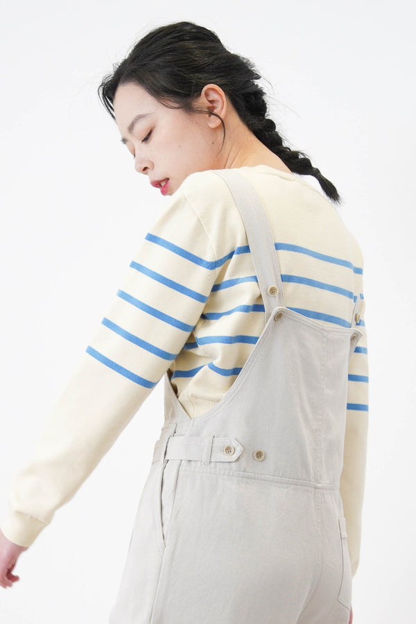 Light dungarees with waist buttons