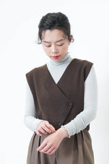 Blue soft turtle neck inner