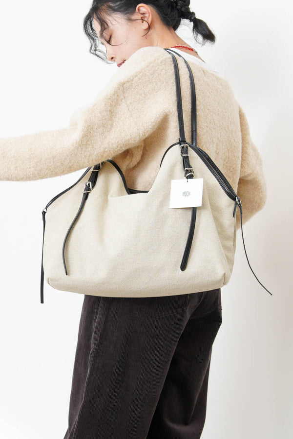 Canvas bag w/ bucket  details