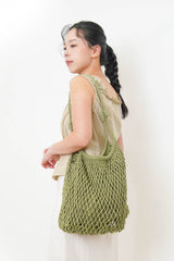 Beige Vest w/ ruffle trimming vest