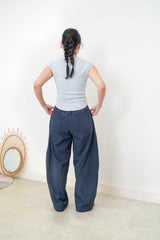 Baby blue minimal vest
