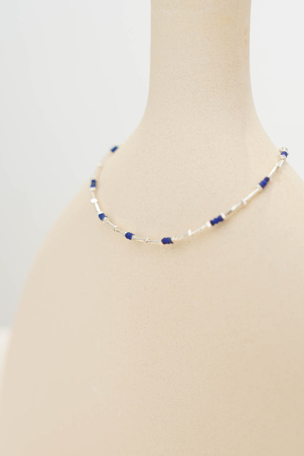 Silver beads bracelet