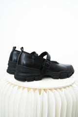 Track sole mary janes w/ buckle