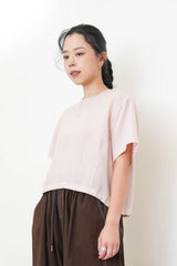 Sakura pink linen top w/ elastic hem	KTP5418PK	PK2 GN2								190		315/299	284/270