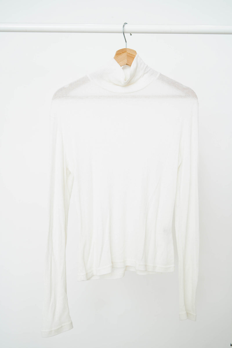 Stripes soft inner in loose turtle neck
