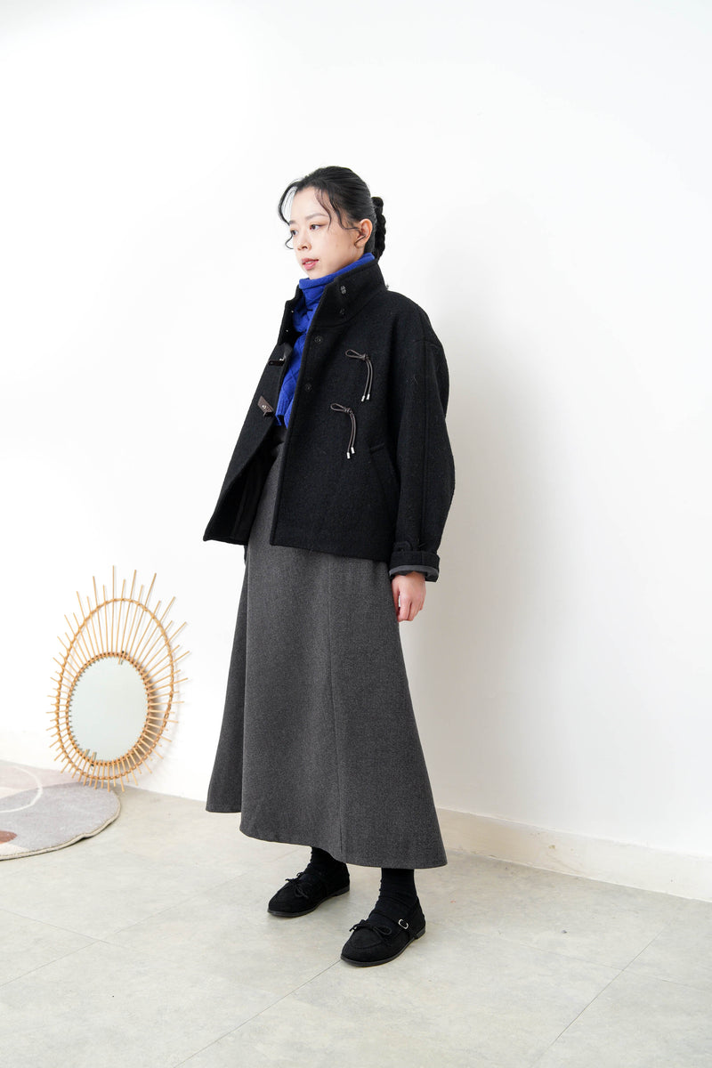 Blur cashmere wool scarf in diamond shape