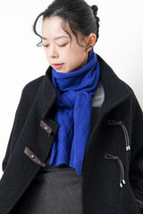 Blur cashmere wool scarf in diamond shape