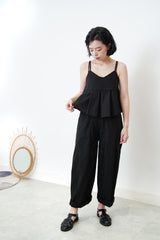 Line cami top w/ trousers in set