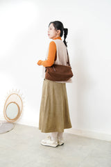 Orange turtle neck inner