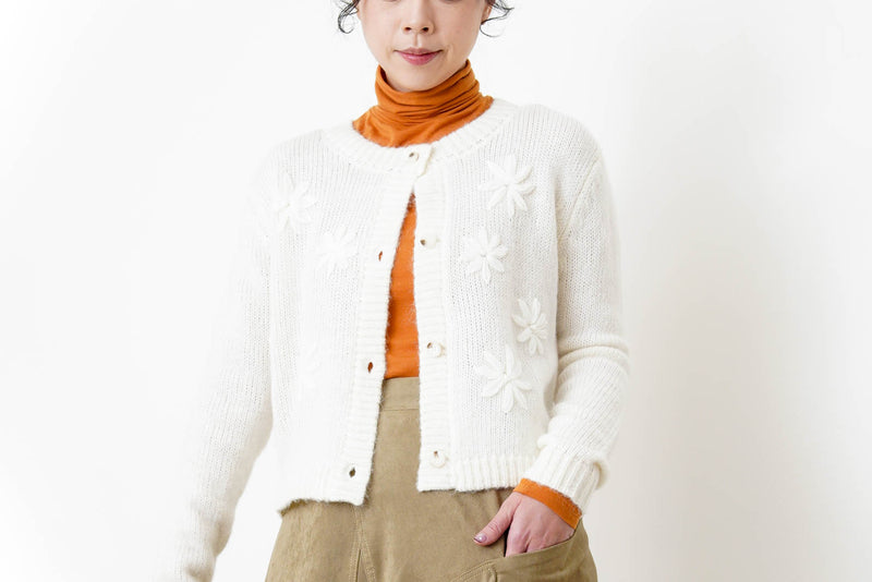 Orange turtle neck inner