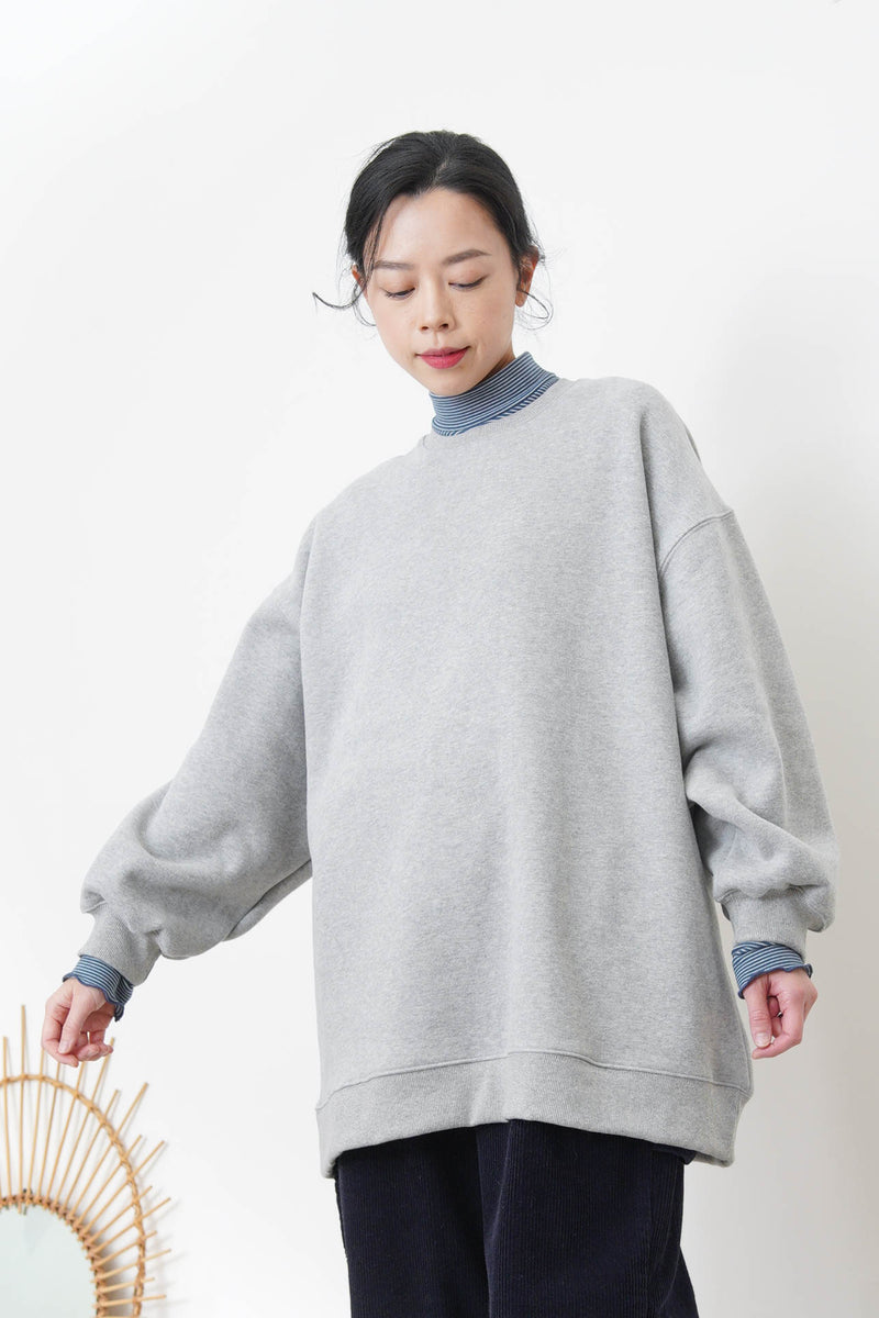 Grey oversized pullover
