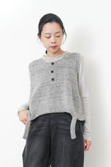 Grey sheer inner w/ contrast outline