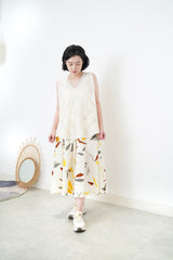 Ivory 3D texture vest