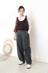 Tee top with inner fleece