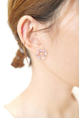Glass Flower Earrings