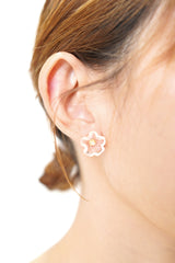 Glass Flower Earrings