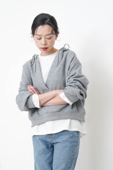 Grey hoodies with Tee inner