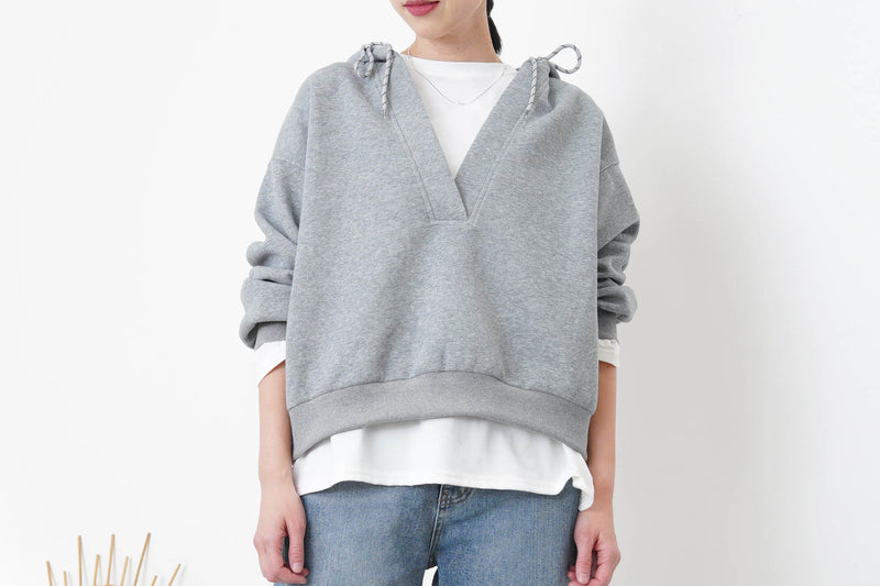 Grey hoodies with Tee inner