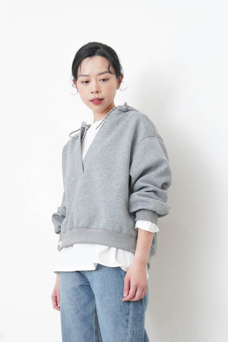 Grey hoodies with Tee inner