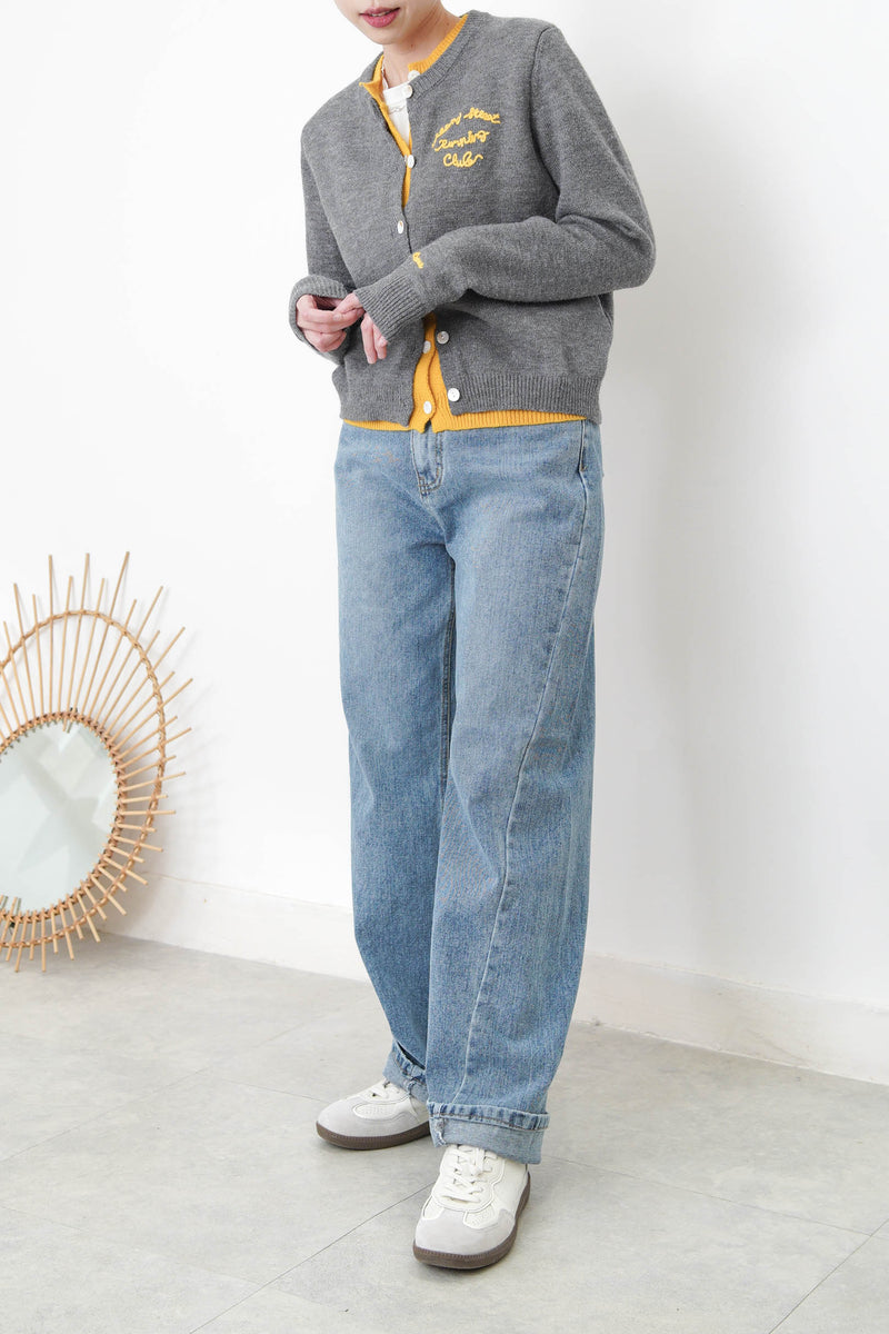 Straight cut jeans