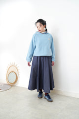 Baby blue fleece hoodies  w/ contrast line