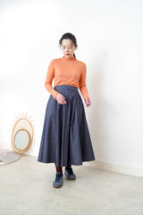 Orange ruffle fringe inner