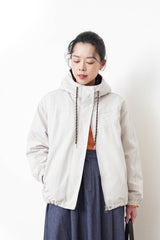 Off white windbreaker jacket w/ inner quilted