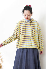 Yellow stripes hoodles