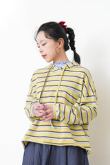 Yellow stripes hoodles