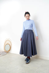 Blue ruffle fringe inner