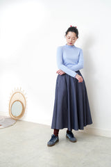 Blue ruffle fringe inner