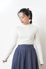 Ivory soft funnel neck inner