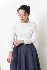 White off shoulder w/ inner vest