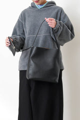 Grey fleece hoodies  w/ contrast line