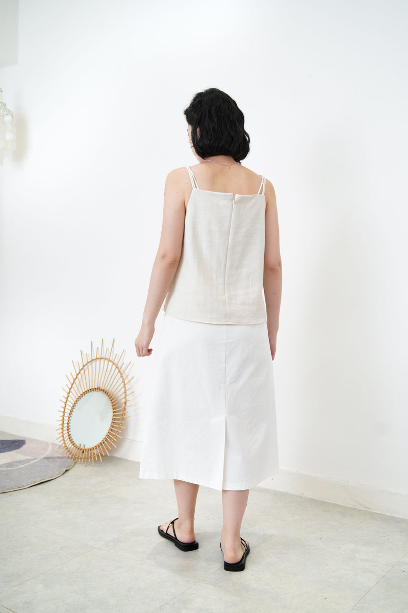 Cami vest in string detail