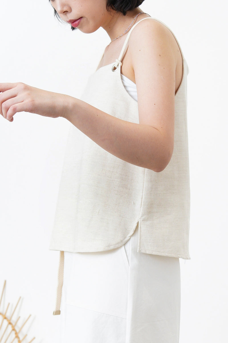 Cami vest in string detail