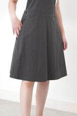 Charcoal cami dress w/ adj. straps