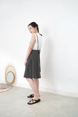 Charcoal cami dress w/ adj. straps