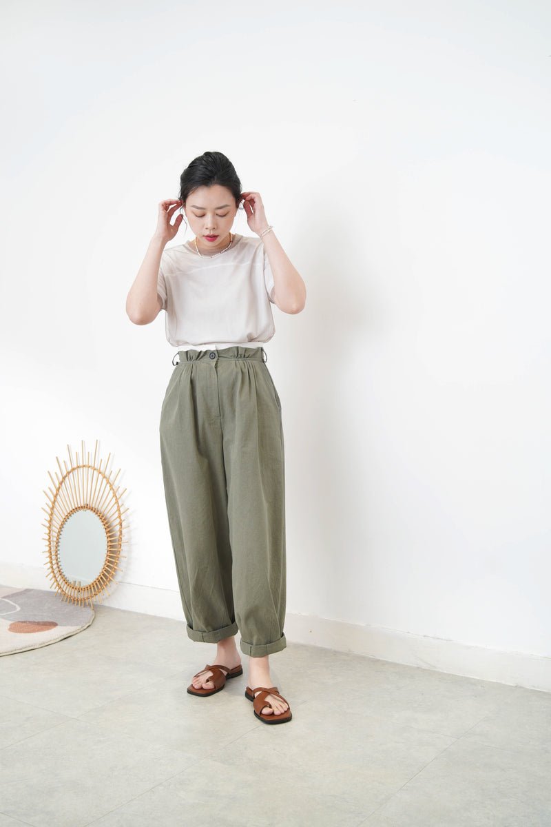 Sheer tee top