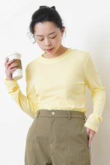 Lemon yellow inner w/ stitch