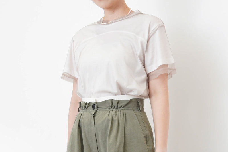 Sheer tee top