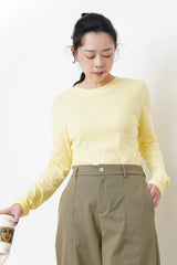 Lemon yellow inner w/ stitch